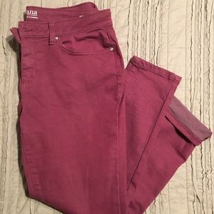 Women’s ANA burgundy jeans